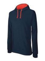 MEN'S CONTRAST Kapucnis felső SWEATSHIRT Navy/Red